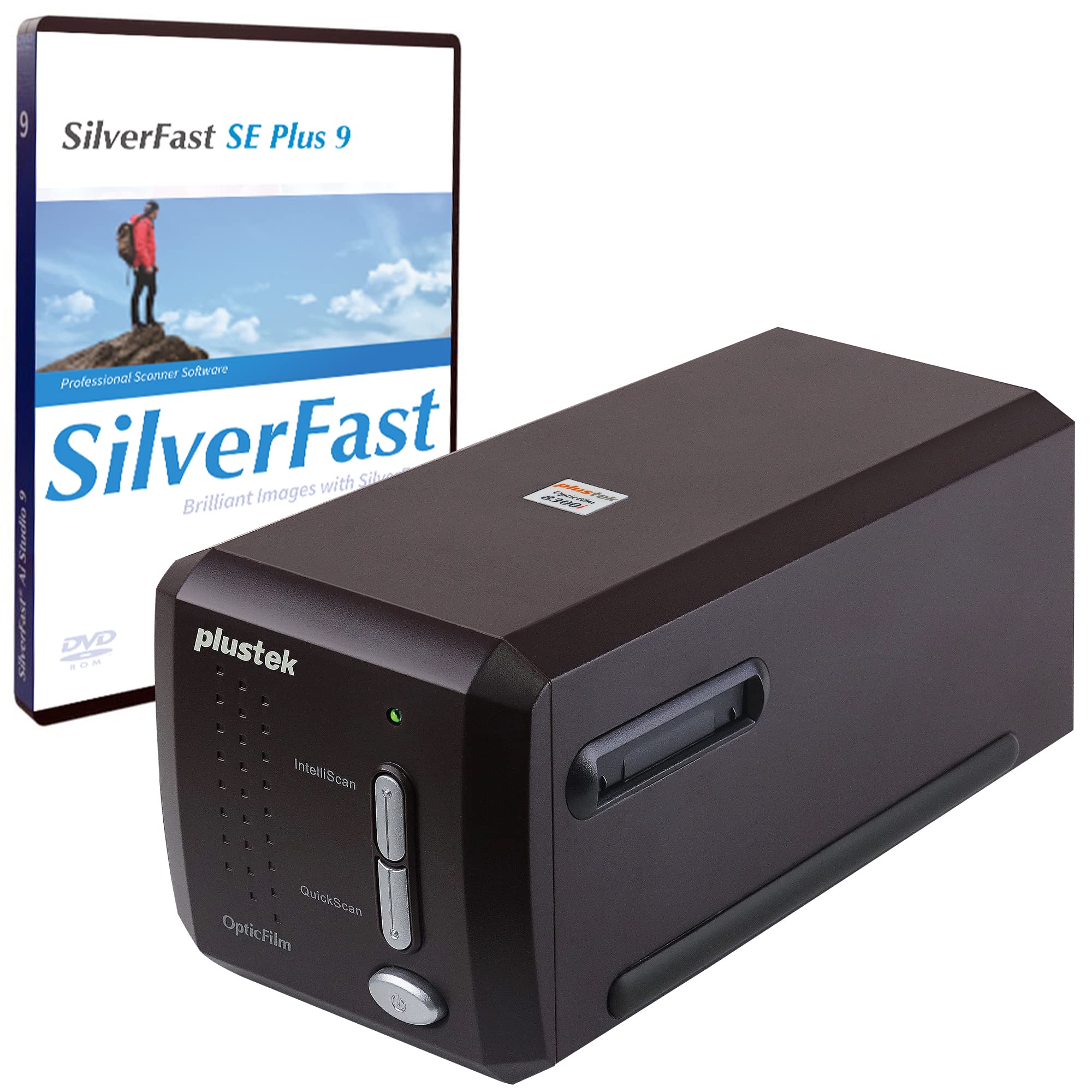 Plustek OpticFilm 8300i SE - 35mm Negative Film Stripe & Slide Scanner with 38% 