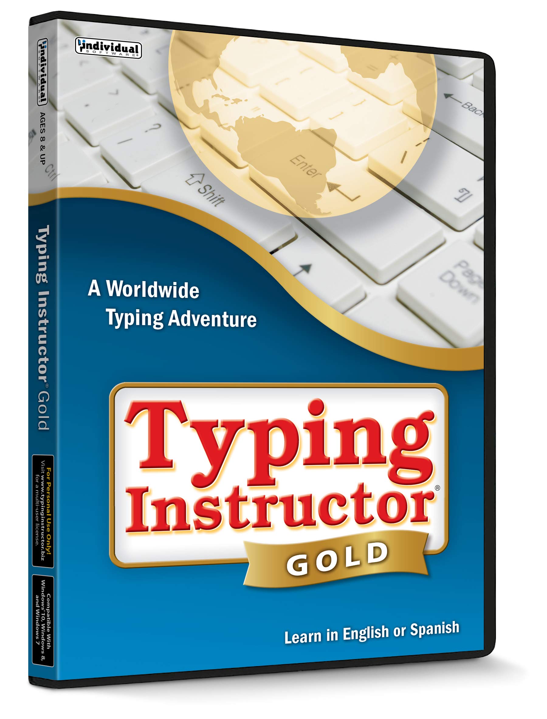 Individual Software Typing Instructor Gold - Typing Training for Kids and Adults