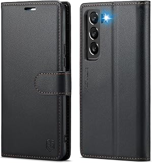 FLIPALM Wallet Case for Samsung Galaxy S22 Plus, Black