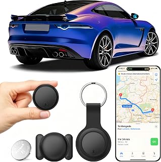 GPS Tracker for Vehicles,Compatible with iOS & Android,Car Tracker Devices Work with Built-in APP,Car Gps Tracker Real-Time Vehicle Tracker Global Coverage GPS Tracker Car No Monthly Fee