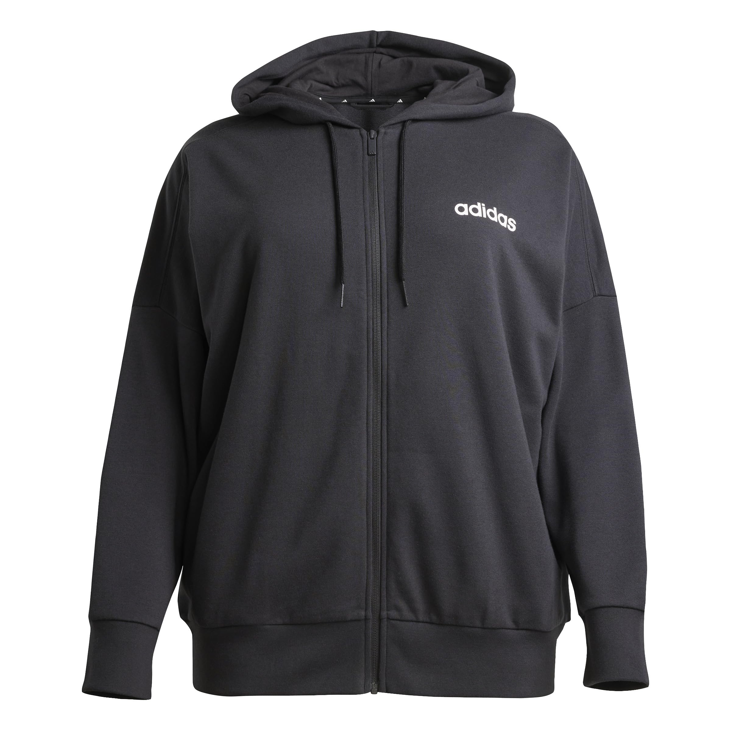 adidas Women's Essentials Linear French Terry Hooded Jacket