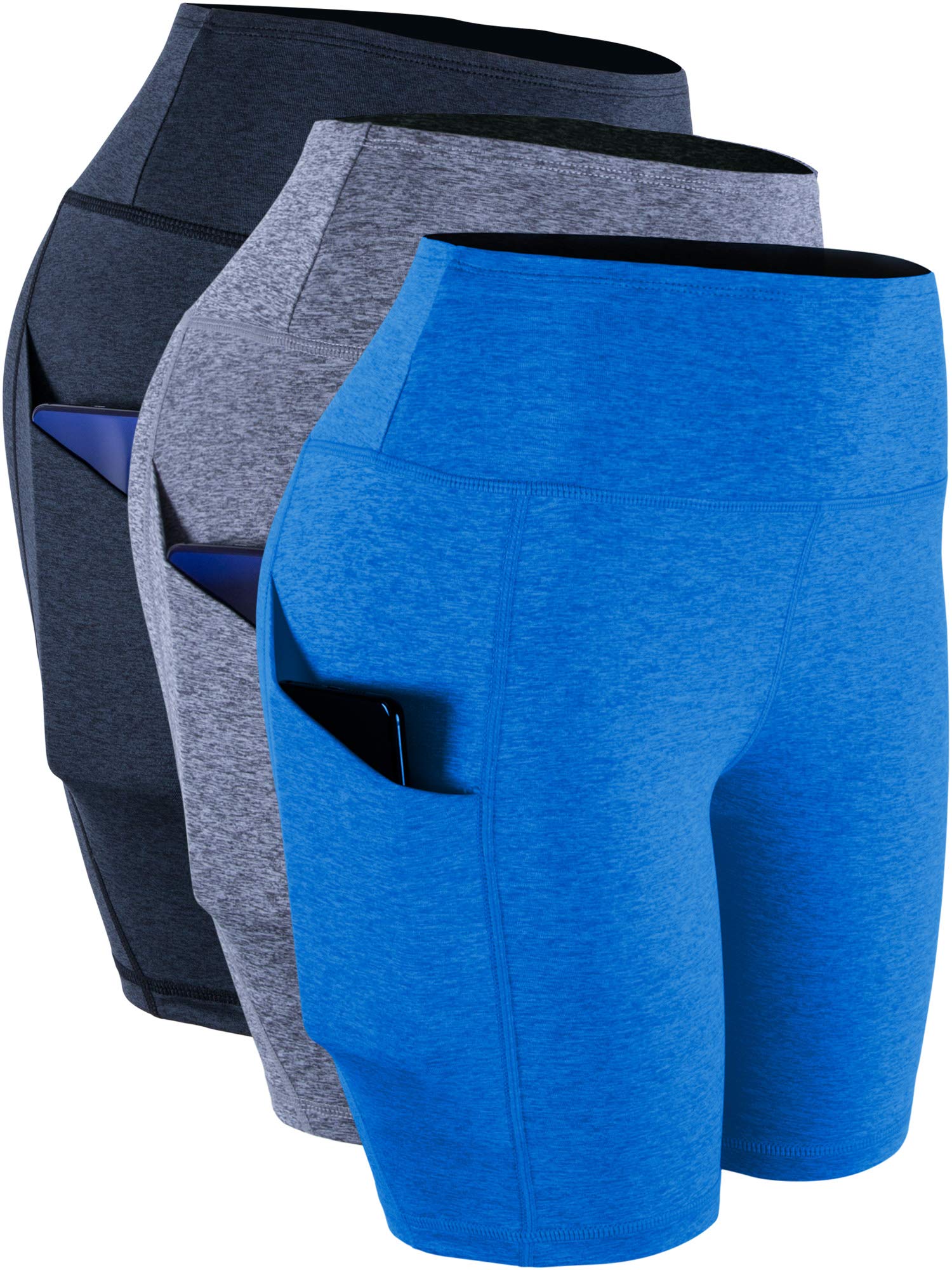 Cadmus Womens High Waist Tummy Control Leggings with Two Pockets