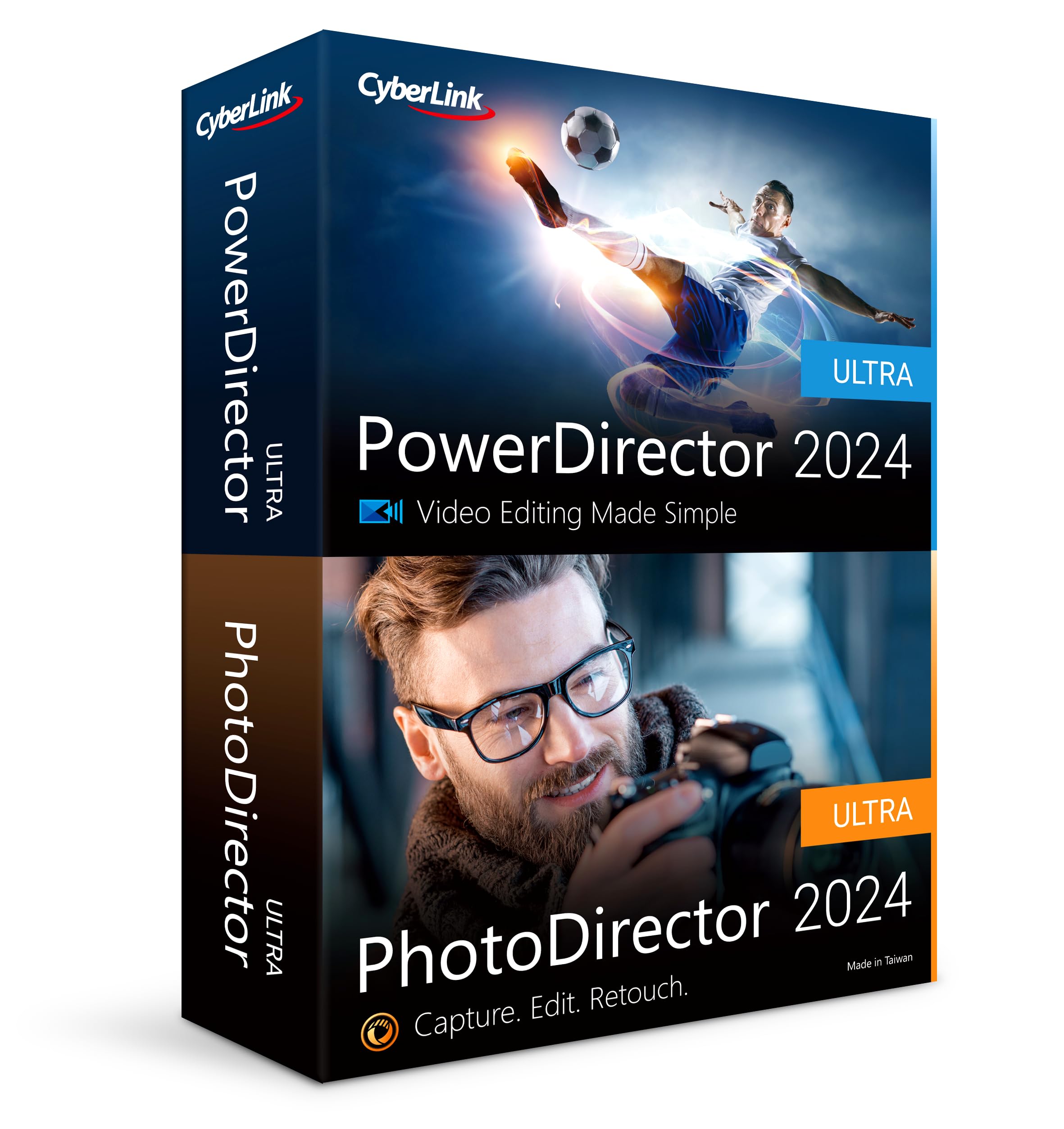 CyberLink PowerDirector and PhotoDirector 2024 Ultra | Easy AI Video Editing and