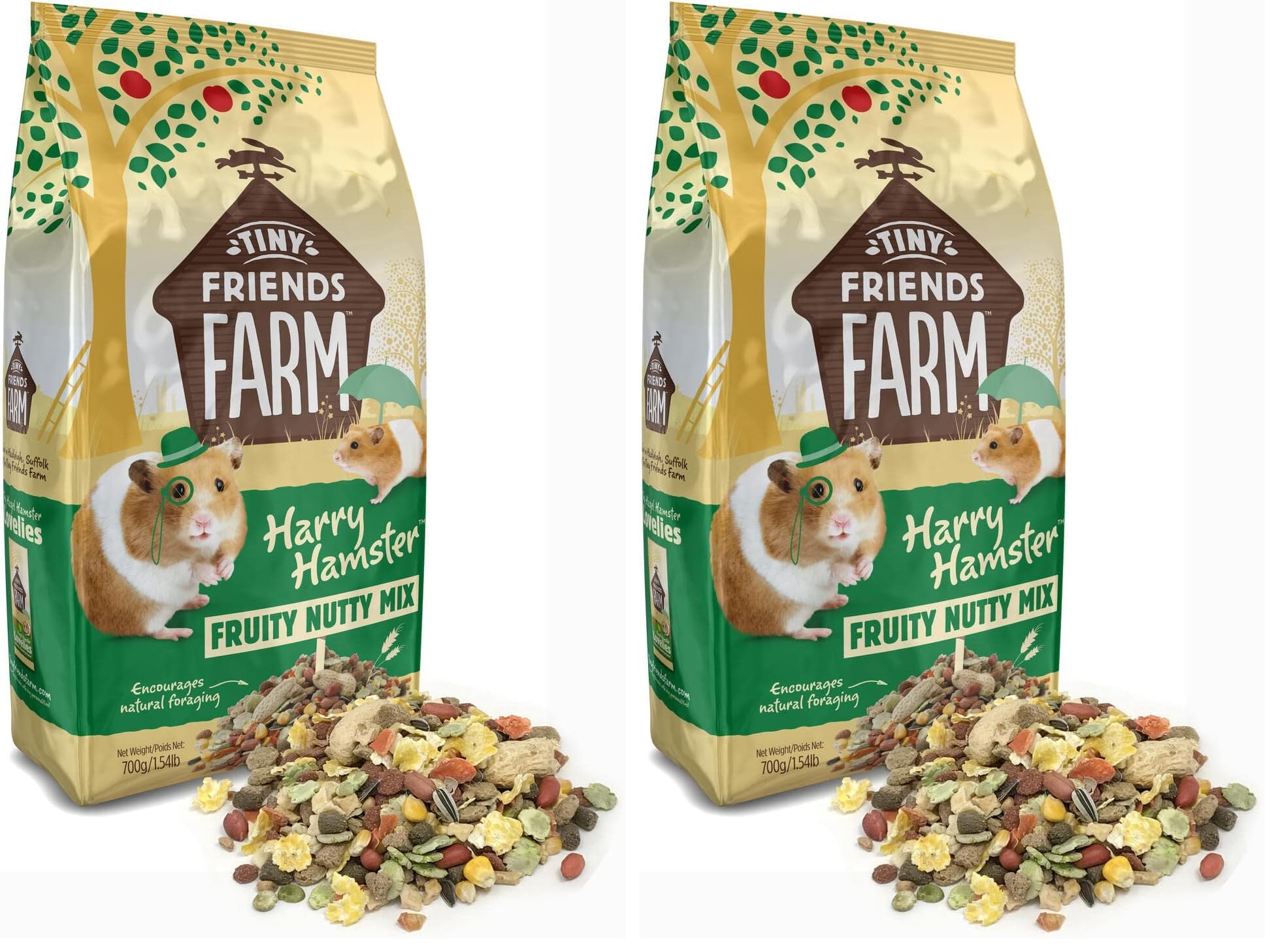 Supreme Petfoods Tiny Friends Farm Harry Hamster Fruity Nutty Mix, Various (Pack
