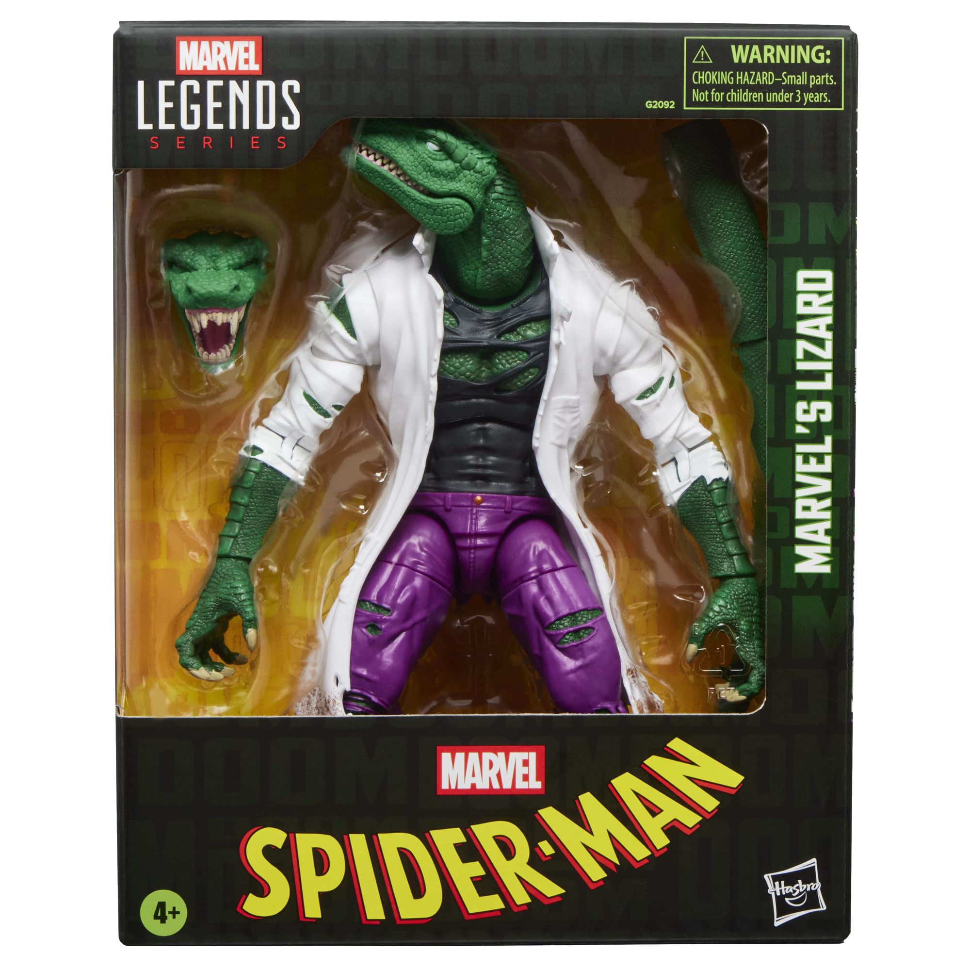SPIDER-MAN Marvel Legends Series Lizard, Comics Collectible 6-Inch Scale Action 