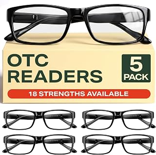 Gaoye Professional Reading Glasses for All Day - Computer Readers with Blue Light Protection - Value Pack