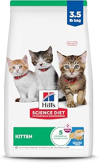 Hill's Science Diet Kitten Ocean Fish & Brown Rice Recipe Dry Cat Food 1.58 kg Bag