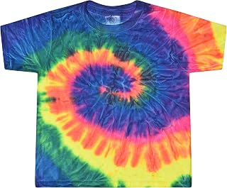 Colortone Batik Unisex 'Swirl' T-Shirt | Men's Short Sleeve T-Shirt Hippie T-Shirt Women's S - 5XL with Different Patterns | Flower Power Clothing Women Men Cotton | Hand-Dyed Batik Design