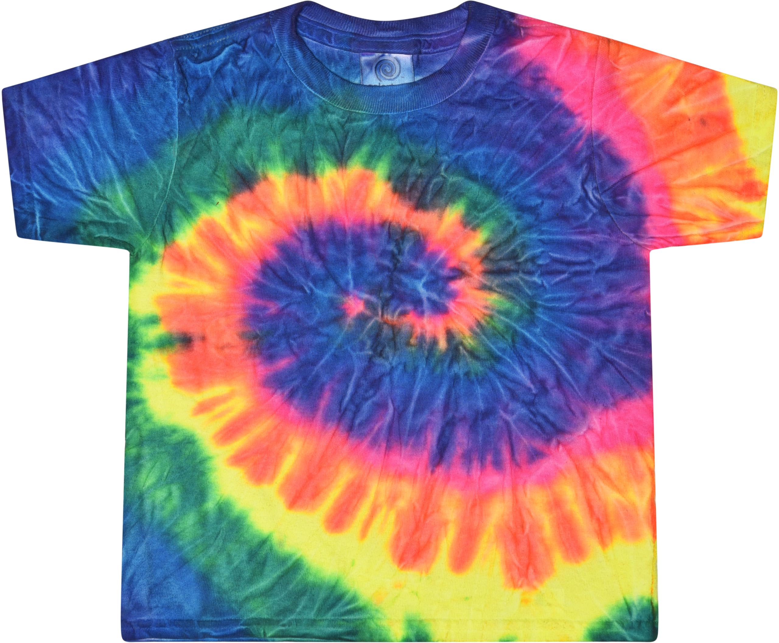 Colortone Batik Unisex 'Swirl' T-Shirt | Men's Short Sleeve T-Shirt Hippie T-Shi