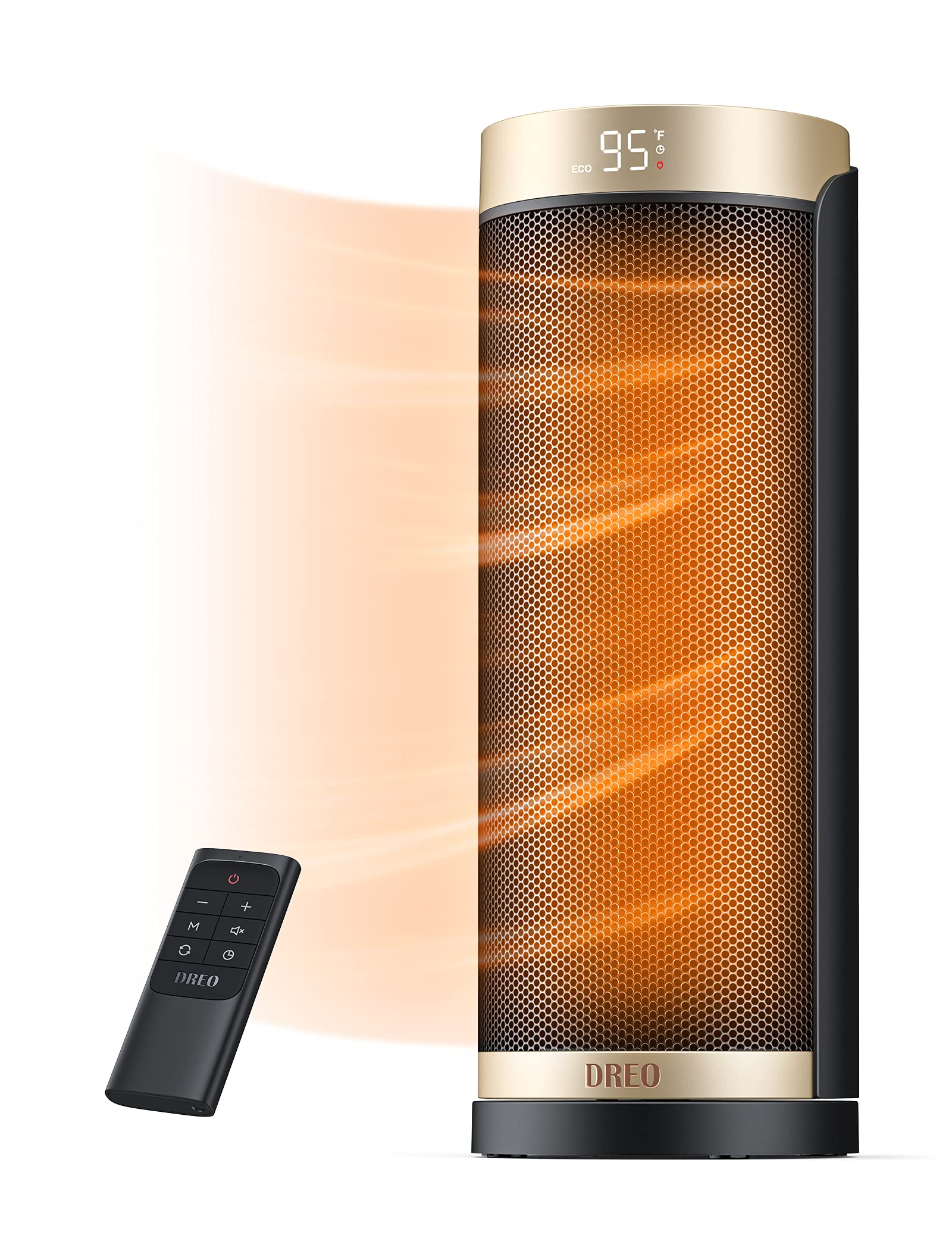 DREO Space Heaters for Indoor Use with Thermostat, 1500W Electric Heaters | Fast