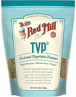 Bob's Red Mill TVP, 12oz (Pack of 4) - Vegan, Made in USA, Unflavored, Kosher