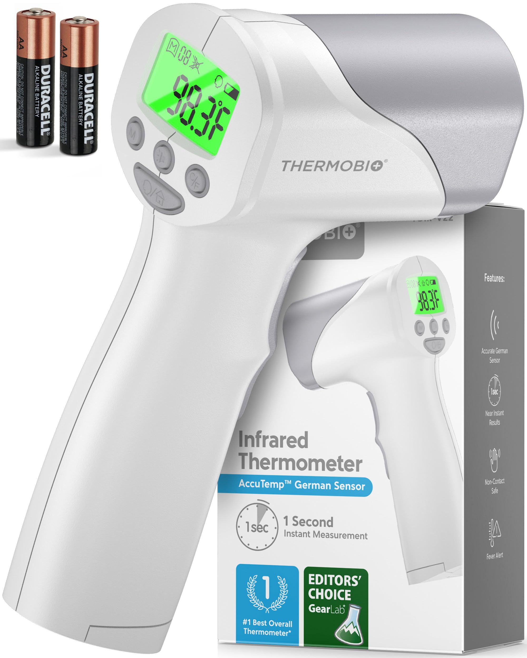 Medical Grade FSA-HSA Eligible Touchless Infrared Forehead Thermometer | Enhance