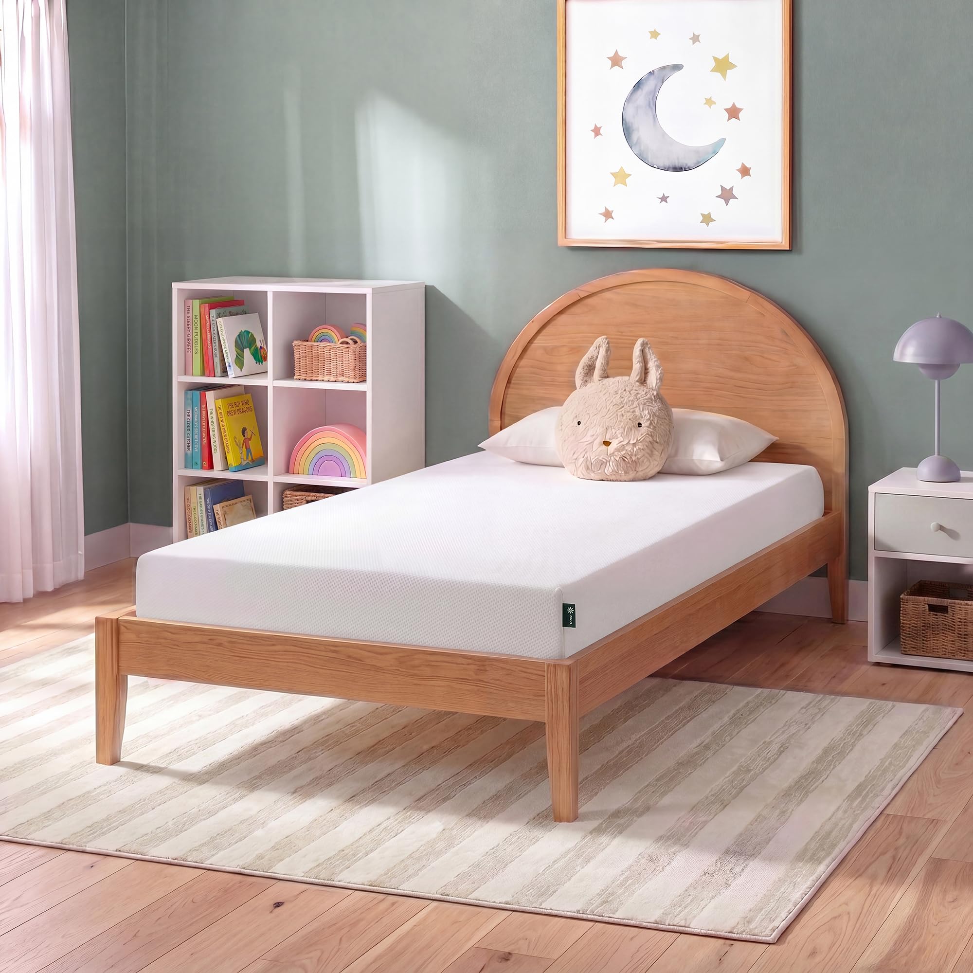 Zinus 5 Inch Twin Green Tea Memory Foam Mattress, Medium Firm Feel | Pressure-Re