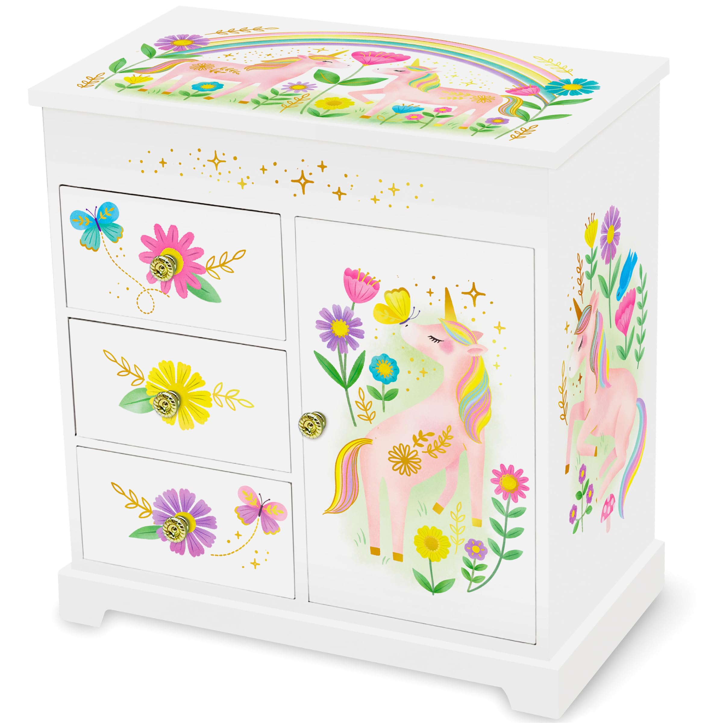 Giggle & Honey® Unicorn Musical Jewelry Box for Girls | Unicorn Toys for Girls A