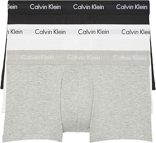 Calvin Klein underwear Men's Cotton Stretch 3-Pack Low Rise Trunks