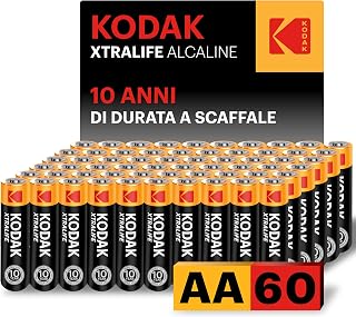 KODAK AA Batteries (60 Pieces) LR6, 1.5V, Alkaline