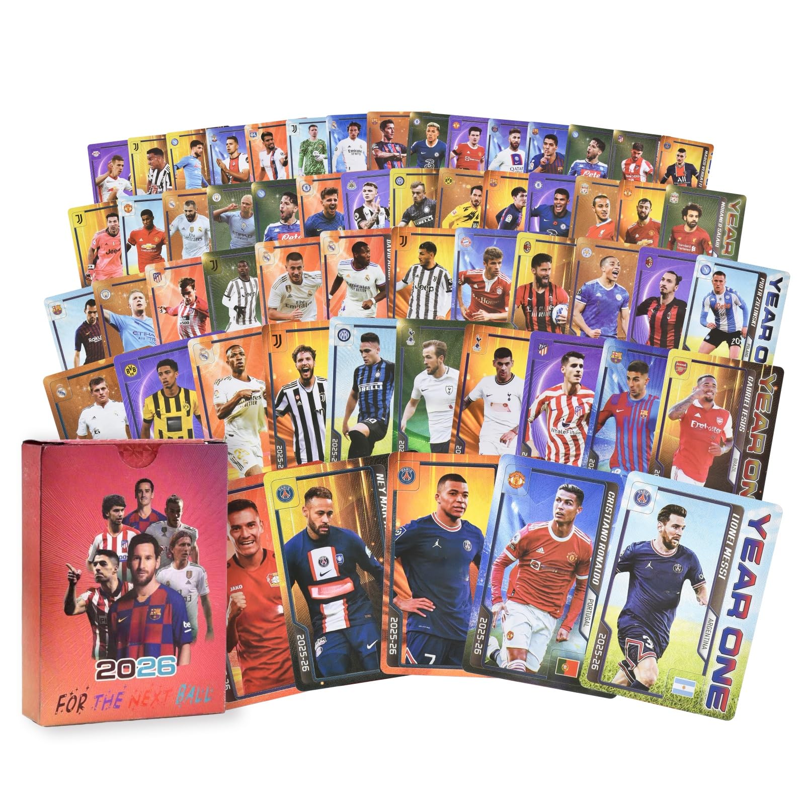2026 World Cup Soccer Star Cards Champions Leagues Football Trading Card, Soccer