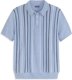 Van Heusen Men's Short Sleeve Polo Shirt Classic Fit Button Closure Cooling Fabric