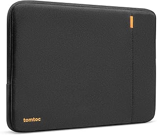 tomtoc 360° Protective Laptop Sleeve for 13-inch MacBook Air M5/A3449 2026 | M4/A3240, M3/A3113, M2/A2681, M1/A2337, Water-Resistant Computer Case Fits 13" MacBook Pro M2/M1 & ASUS Zenbook/Vivobook 13"