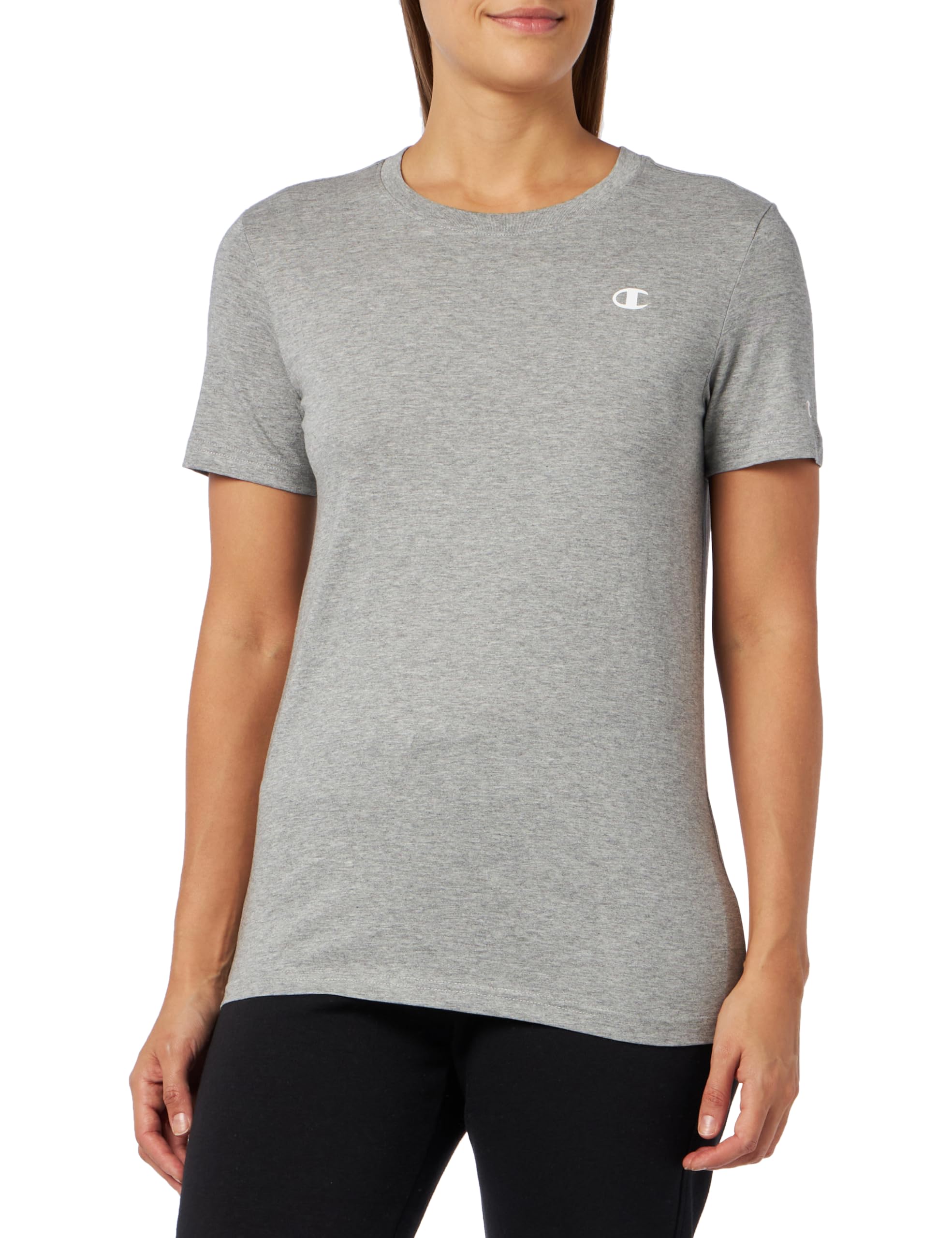 Champion Legacy Basics W - Light Cotton Jersey S-S Regular Crewneck T-Shirt Wome