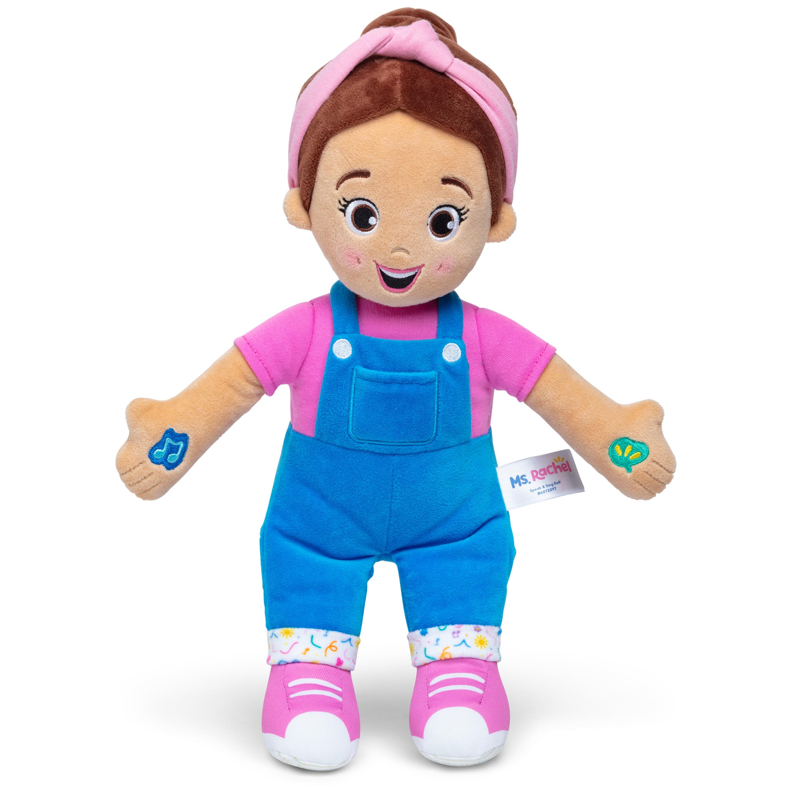 Ms. Rachel Speak & Sing Doll, 16-Inch Interactive Toy with Sounds | 4 Songs & 16