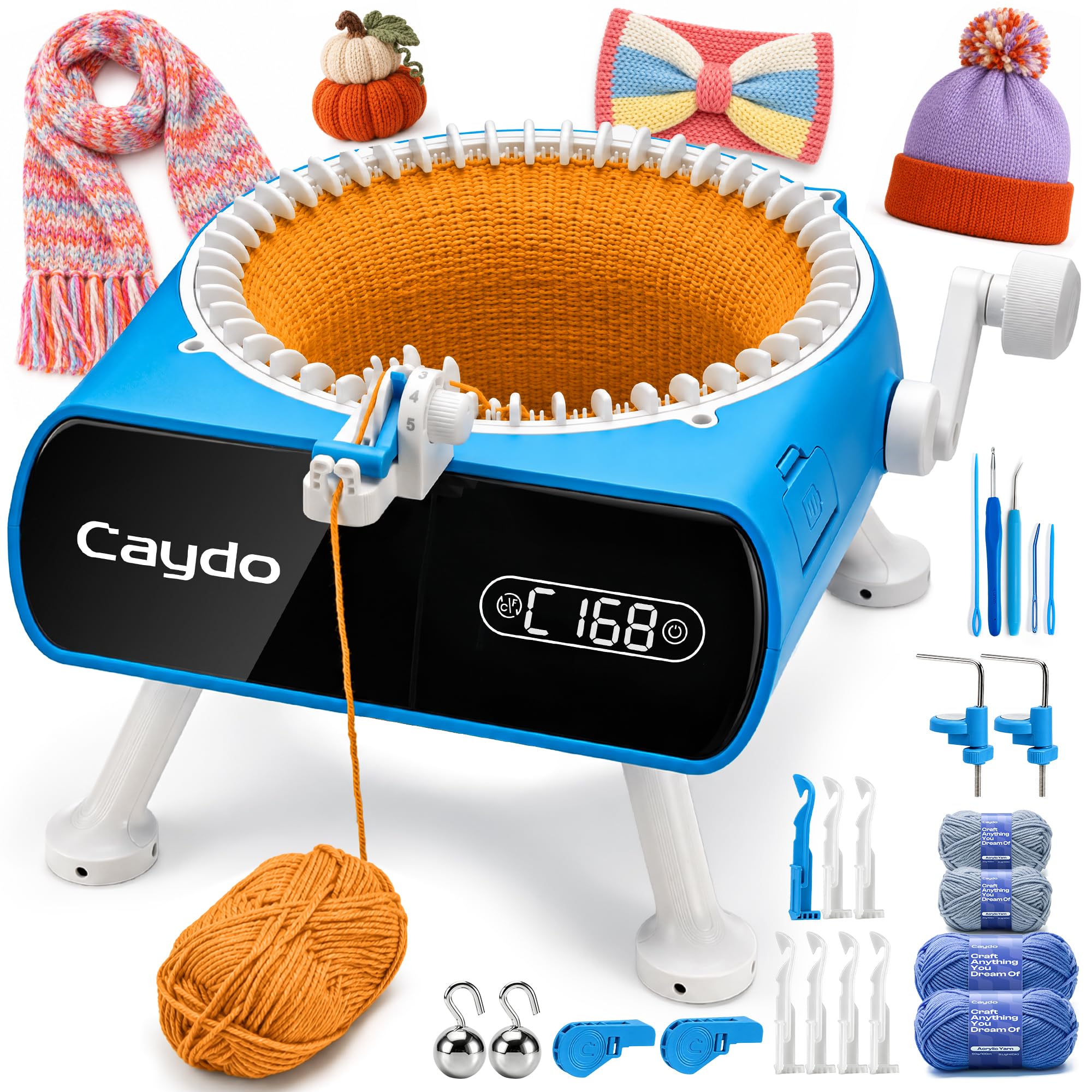 Caydo 48 Needle Knitting Machine M1 Lite, Circular Knitting Loom Machine | Upgra