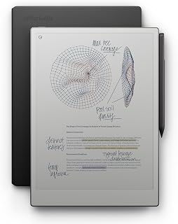 reMarkable Paper Pro with Marker Plus and Black Leather Book Folio | 11.8” color e ink paper tablet with reading light, digital notebook for writing, reading, and better thinking