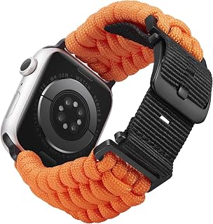 BINLUN Compatible with Apple Watch Strap 49mm 46mm 45mm 44mm 42mm, Nylon Braided Paracord Replacement Straps Suitable for iWatch Ultra3 Ultra2 Ultra SE3 Series 11/10/9/8/7/SE2/SE/6/5/4/3/2/1