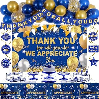 Employee Appreciation Decorations Boss Day Thank You for All You Do Banner