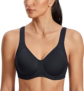 SYROKAN Women's Sports Bra with Underwire
