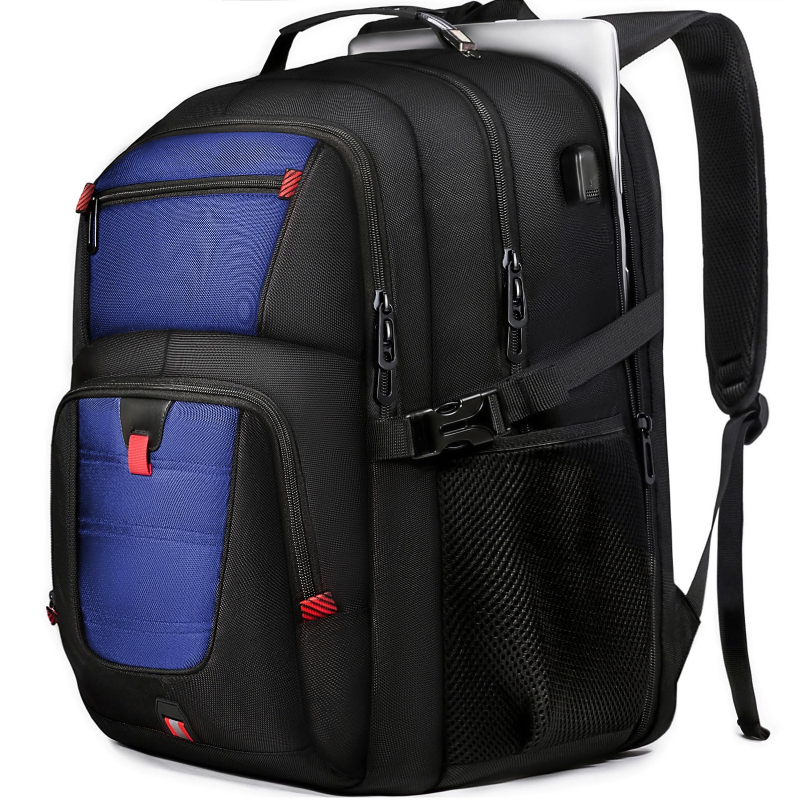 Z-MGKISS Extra Large Travel Backpack, 17.3" TSA-Approved Rucksack with USB Port,