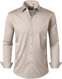J.VER Pantalones de Pijama Button Down Shirt for Men
