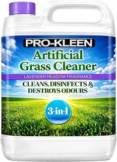Pro-Kleen Artificial Grass Cleaner - Perfect for Homes with Dogs - Cleans and Deodorises Astro Turf, Leaves a Lavender Fragrance - 5 Litre Super Concentrate: Makes 15 Litres, Purple