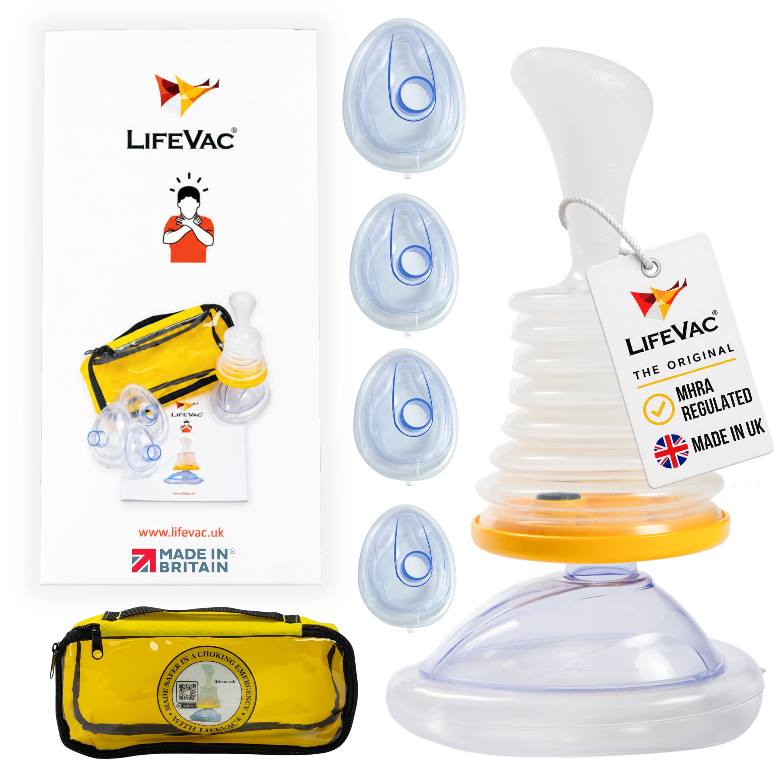LifeVac Travel Anti Choking Device - Choking Rescue Device Travelling Kit | Firs