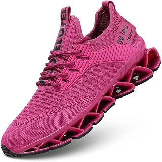 Wrezatro Women's Slip on Walking Running Shoes Blade Tennis Casual Fashion Sneakers Comfort Non Slip Work Sport Athletic Trainer