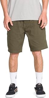 Volcom Men's Tustin Workwear 20" Outseam Durable Cotton Shorts with Utility Cargo Pockets