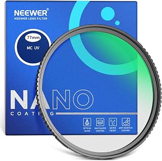 NEEWER 77mm MC UV Protection Filter with 24-Layer Multi-Layer Nano Coating
