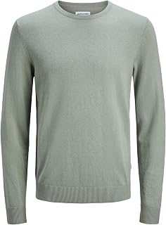 JACK & JONES JJEEMIL Men's Knit Crew Neck Noos
