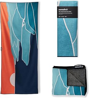 Nomadix Original Towel - Perfect for Beach, Pool, Travel, Camping, Yoga - Made with Recycled Materials - Super Absorbent - Sand Resistant - Big Sur - 72.5x30