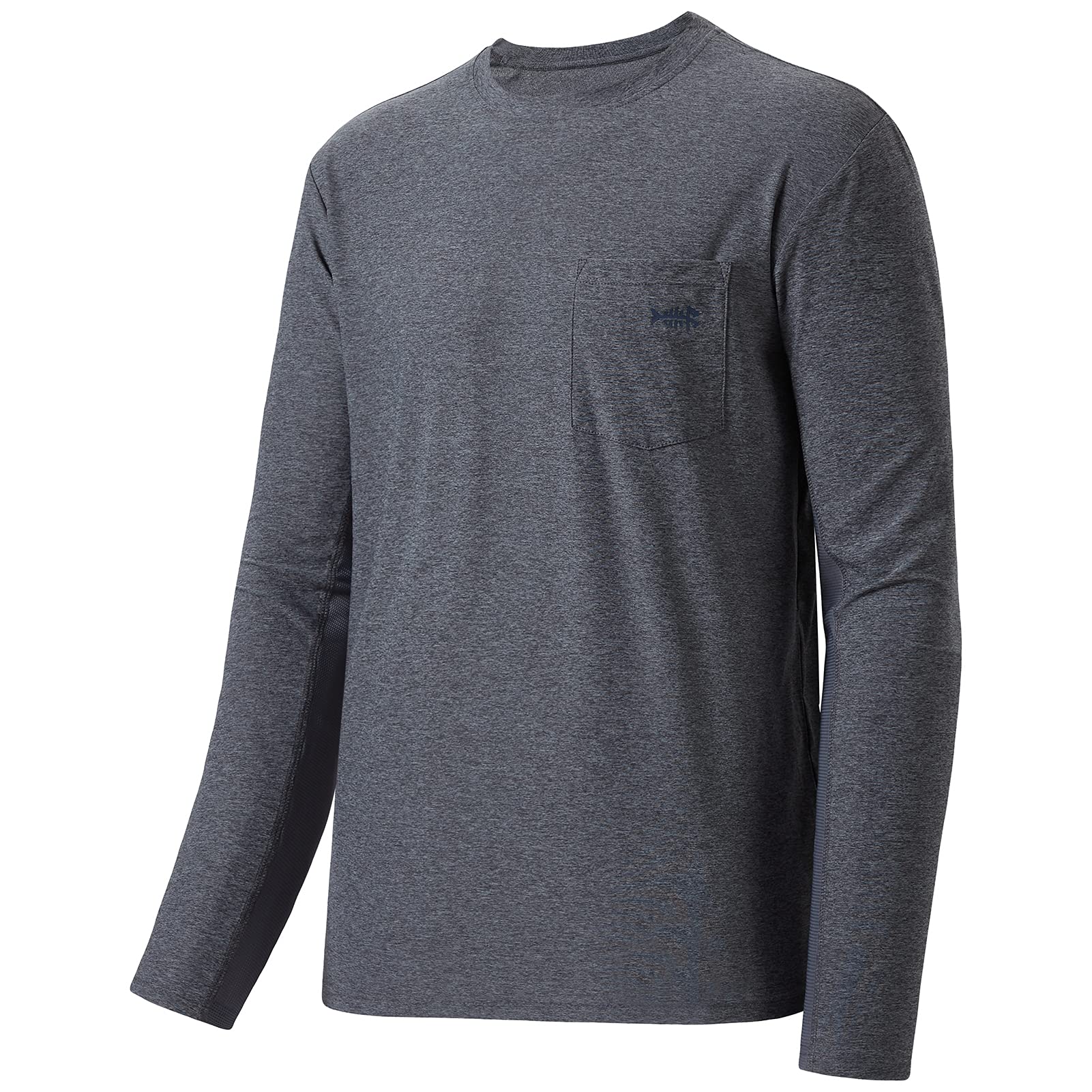 BASSDASH Men's Long-Sleeved T-Shirt UPF 50+ Performance Sun Protection UV Fishin