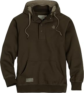 Legendary Whitetails Mens Tough as Buck 1/4 Zip Action Hoodie