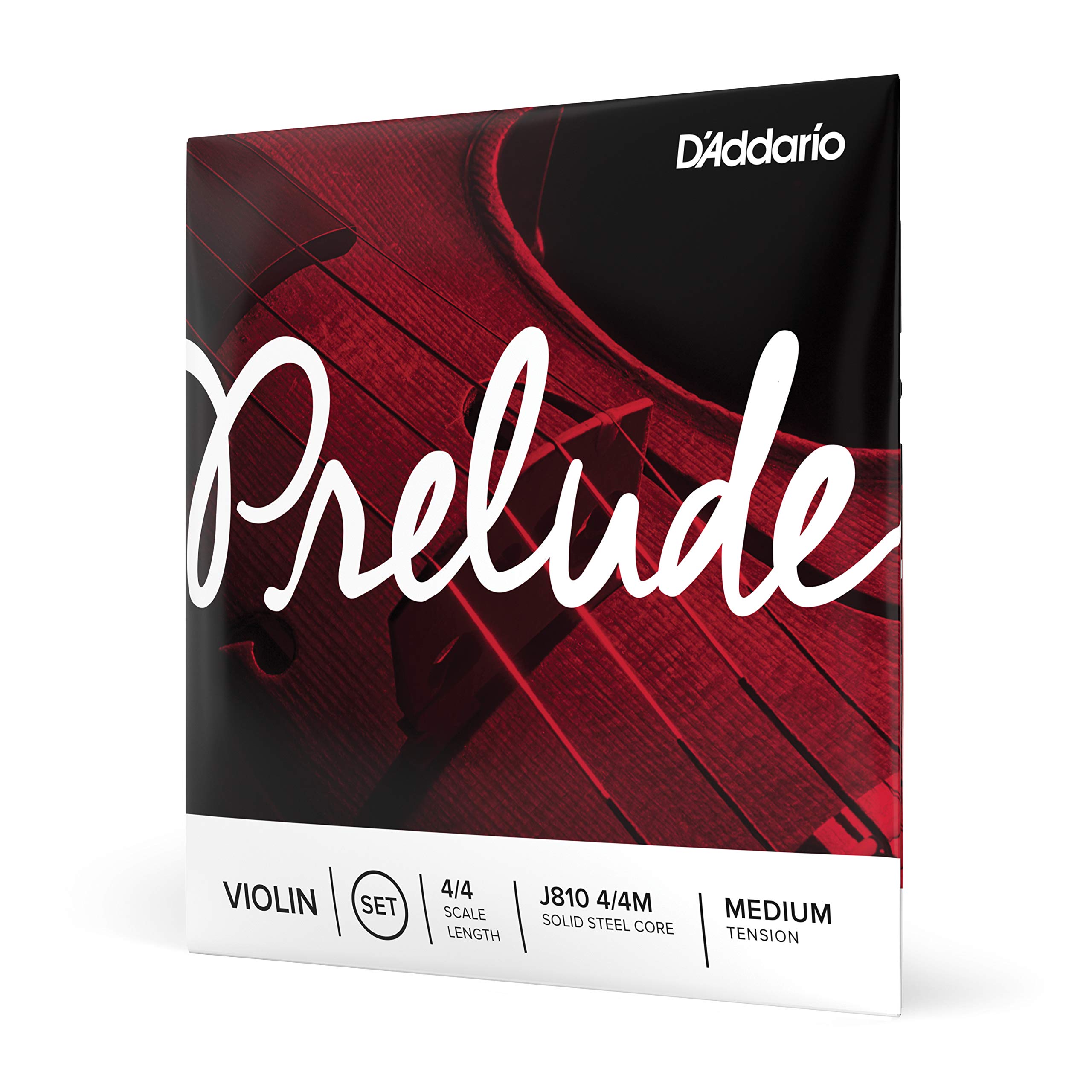 D'Addario Prelude Violin String Set, 4/4 Scale, Medium Tension | Prelude violin 
