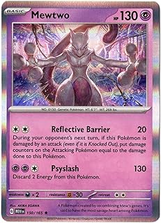 Pokemon – Mewtwo – 150/165 - Scarlet & Violet - 151 English Holo Rare Card