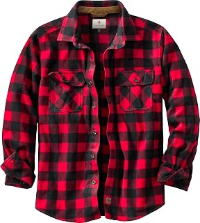 Legendary Whitetails Men's Long Sleeve Fleece Button Up Shirt Casual Fit Thick Heavyweight Long Sleeve Fleece Button Up Shirt Casual Fit Thick Heavyweight (Pack of 1)