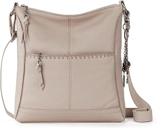 The Sak Lucia Leather Crossbody Purse, Zipper Closure with Adjustable Strap