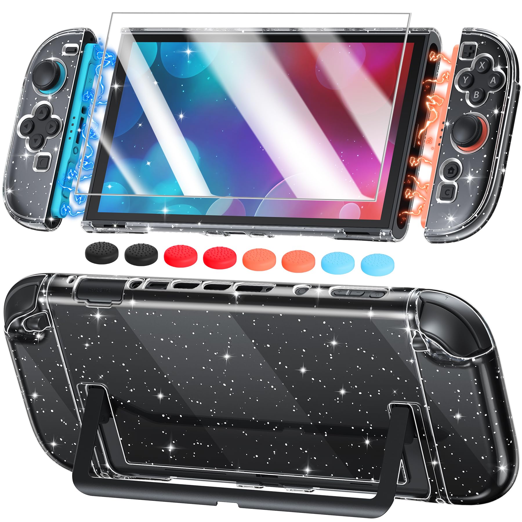 FYOUNG Switch 2 Cover Case, Crystal Hard Protective Shell for Nintendo 2 | Impro