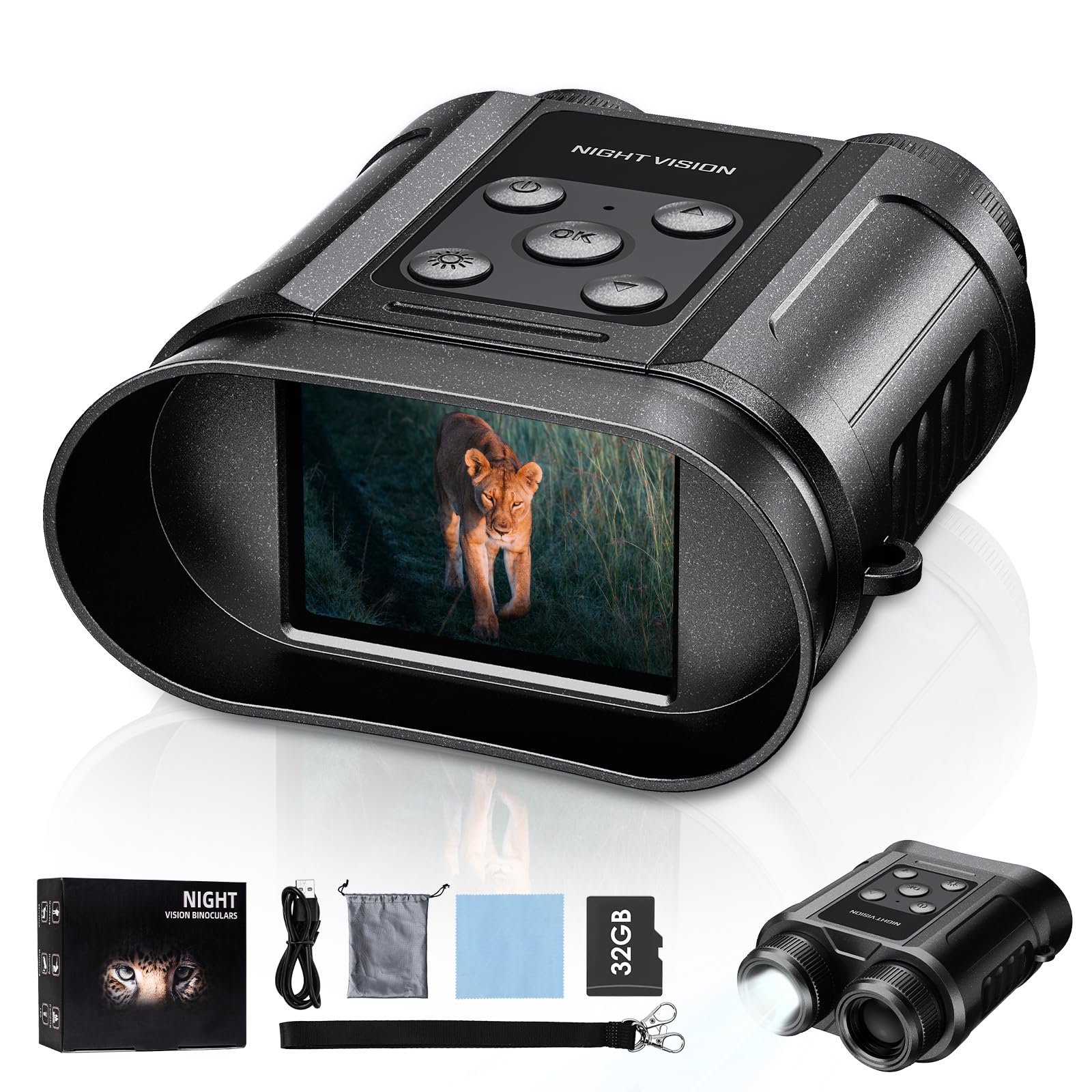Tizycod Gifts for Men & Teens Night Vision Goggles, Night Vision Binoculars | 32