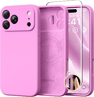 GolbinBox Magnetic for iPhone 18 Pro Case/17 Pro Case, Cherry Blossom