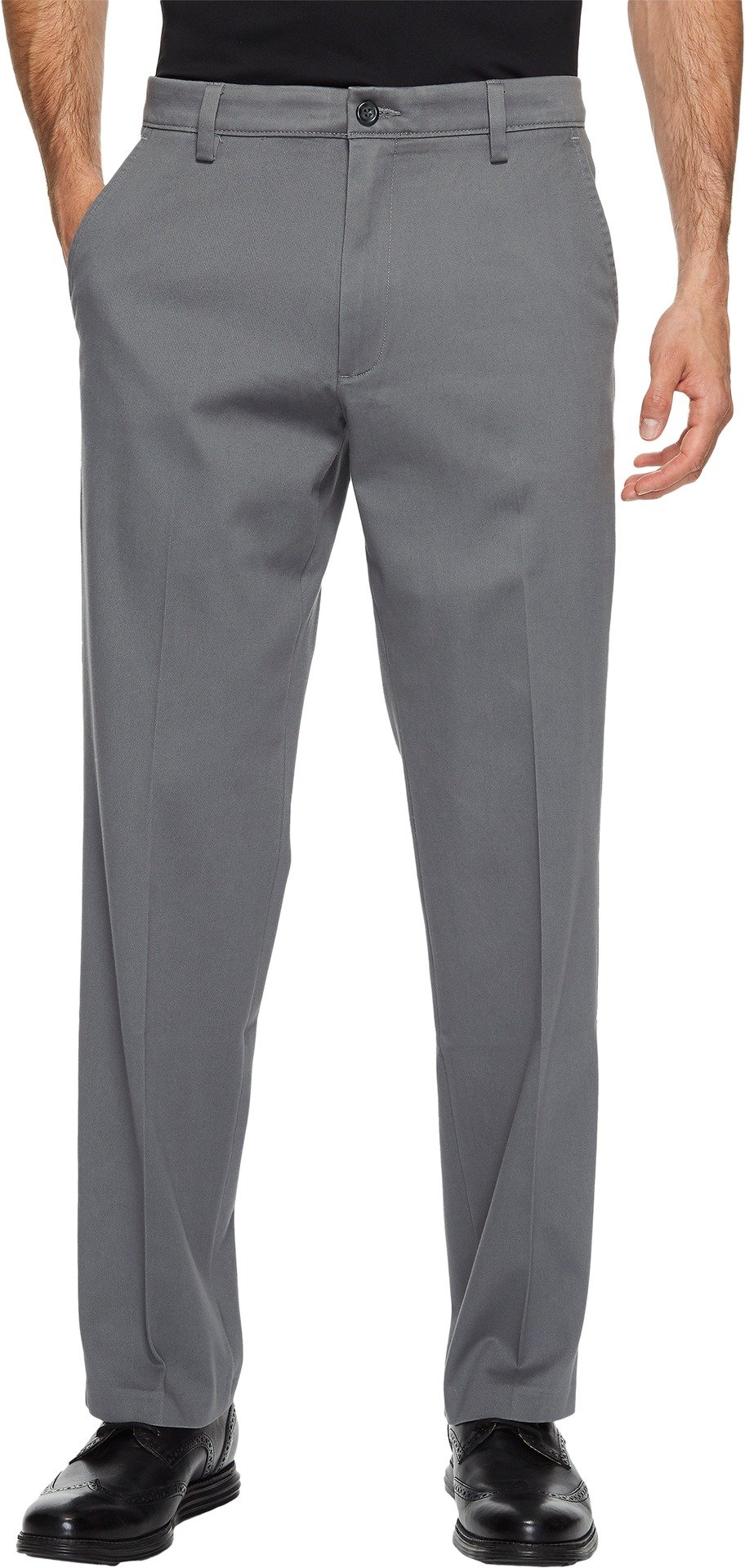 Dockers Big & Tall Classic Fit Signature Khaki Lux Cotton Stretch Pants - Pleate