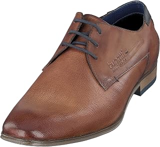 bugatti Derby Leather Low Shoes, Men's Two-Tone Finish